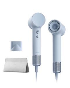 Laifen Mini-Haartrockner, Negativ-Ionen-Haartrockner mit bürstenlosem Motor (110.000 U/min), schnelltrocknend, leiser Reisetrockner (Grien)