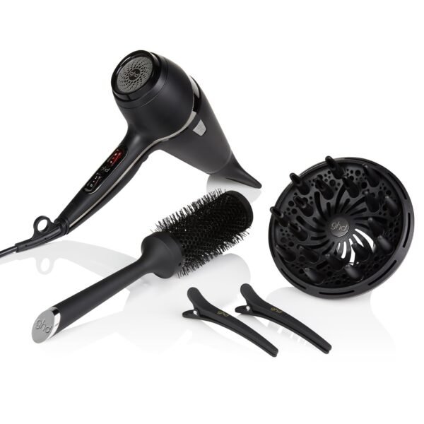 ghd air Haartrockner: Leistungstarker Föhn, super schnelles Trocknen, mehr Glanz, geschmeidigere Haare, frizz-freie Ergebnisse, salonwürdiges Styling