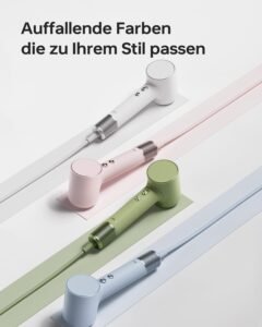 Laifen Mini-Haartrockner, Negativ-Ionen-Haartrockner mit bürstenlosem Motor (110.000 U/min), schnelltrocknend, leiser Reisetrockner (Grien)