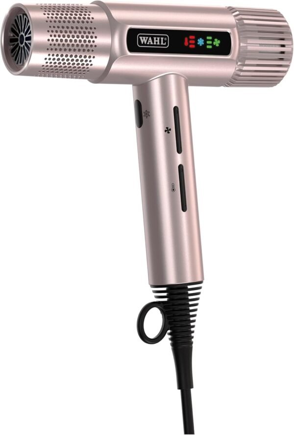Wahl Vanquish - Professioneller Haartrockner - Schnell trocknend - Föhn mit magnetischen Noozles & Diffusoraufsätzen - Rose Gold