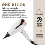 ghd helios Professioneller Haartrockner: Ultra schnelles & präzises Styling, 120 km/h Luftstrom, besonders leise, leichtgewichtig, für alle Haartypen