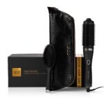 ghd Duet Föhnbürste, nass zu föhnen, ohne Hitzeschäden, 3 x mehr Volumen, 24 Stunden lang anhaltende Ergebnisse, Föhnen ohne Fizz, 50% mehr Glanz, Schwarz/Weiß
