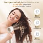 7MAGIC 6 in 1 Airstyler, Hairstyler, Lockenstab Auto-Wrap, Stylen Sie Beach Wave, Ionen Föhn, Professioneller Rundbürstenföhn,Glätteisen, für Besondere Anlässe, Reisen