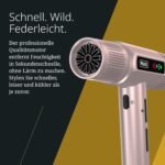 Wahl Vanquish - Professioneller Haartrockner - Schnell trocknend - Föhn mit magnetischen Noozles & Diffusoraufsätzen - Rose Gold