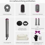 7-in-1 Hairstyler, Airstyler, Lockenstab Auto-Wrap, Ionen Föhn, Keine Hitzeschäden, Schnelltrocknendes & Flusenfrei Styling, Professioneller Rundbürstenföhn, Glätteisen mit Reisetasche
