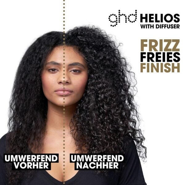 ghd helios Professioneller Haartrockner: Ultra schnelles & präzises Styling, 120 km/h Luftstrom, besonders leise, leichtgewichtig, für alle Haartypen
