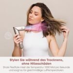 Shark FlexStyle 3-in-1 Luftstyler & Haartrockner, Auto-Wrap-Lockenaufsatz, Ovalbürste, Konzentrator, Keine Hitzeschäden, StarDust, HD426SLEU