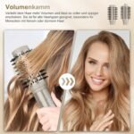 7MAGIC 6 in 1 Airstyler, Hairstyler, Lockenstab Auto-Wrap, Stylen Sie Beach Wave, Ionen Föhn, Professioneller Rundbürstenföhn,Glätteisen, für Besondere Anlässe, Reisen