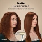 Shark Glam Multistyler und Haartrockner für glatte Haare, Wellen und Locken, mit hitzekontrollierter Keramik, Gloss-Lock-Technologie und Styling-Aufsätzen inkl. Silki, Glossi