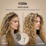 Shark Glam Multistyler und Haartrockner für glatte Haare, Wellen und Locken, mit hitzekontrollierter Keramik, Gloss-Lock-Technologie und Styling-Aufsätzen inkl. Silki, Glossi
