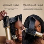 Shark Glam Multistyler und Haartrockner für glatte Haare, Wellen und Locken, mit hitzekontrollierter Keramik, Gloss-Lock-Technologie und Styling-Aufsätzen inkl. Silki, Glossi