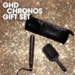 ghd Chronos Festliches Geschenkset - Haarglätter mit Paddelbürste & hitzebeständiger Tasche & Matte